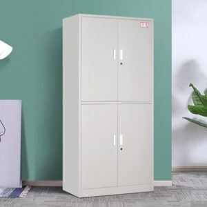 4-Door steel office storage cabinet