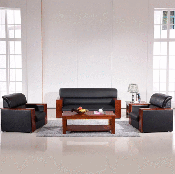 5 seater Executive leather Sofa Set - Image 2