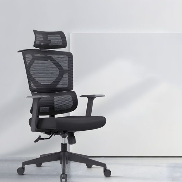 Advanced Ergonomic Mesh Office Chair with Dynamic Lumbar & 3D Headrest - Image 2