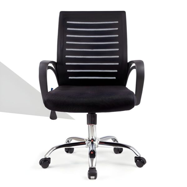 Mid-Back Mesh Office Chair – Sleek Design with Ergonomic Comfort - Image 2