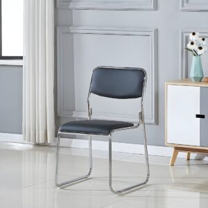 Stackable Chrome Guest Chairs