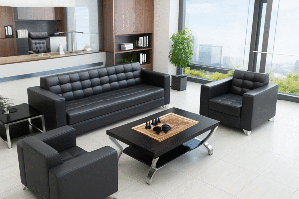 Modern Executive Office Sofa Set – 1+1+3 Seater