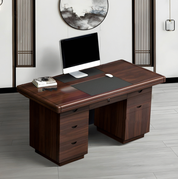 1200MM mahogany Executive Office desk - Image 4