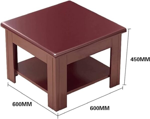 600mm Mahogany Coffee Table - Image 5