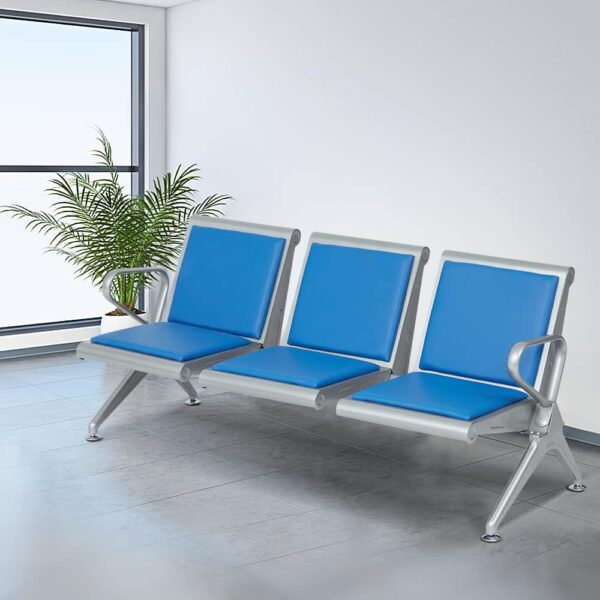 3 seater waiting room bench