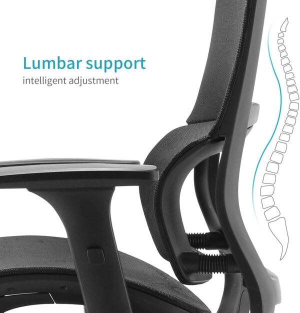 High back orthopedic office seat - Image 3