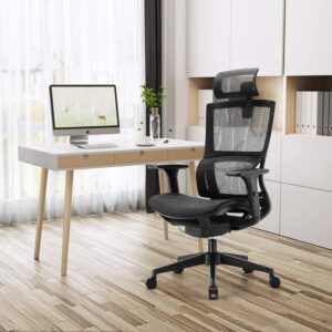 High back orthopedic office seat