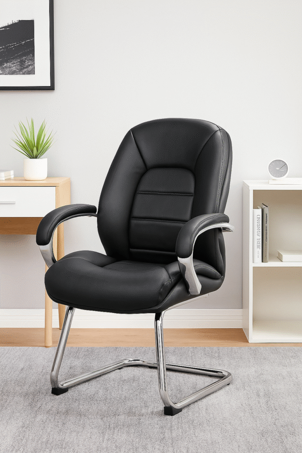 Niki Black Visitor Office Chair - Image 2