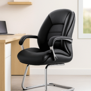 Niki Black Visitor Office Chair