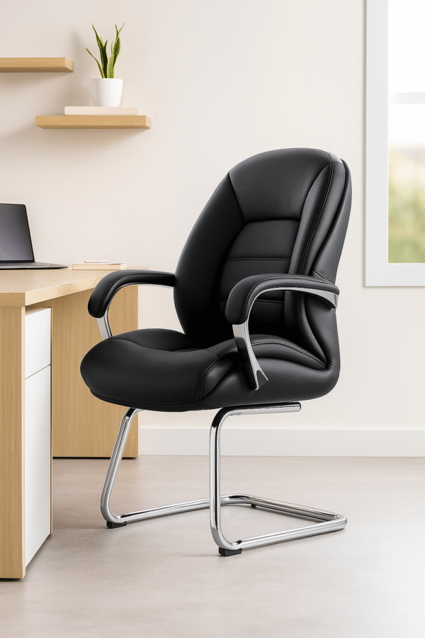 Niki Black Visitor Office Chair