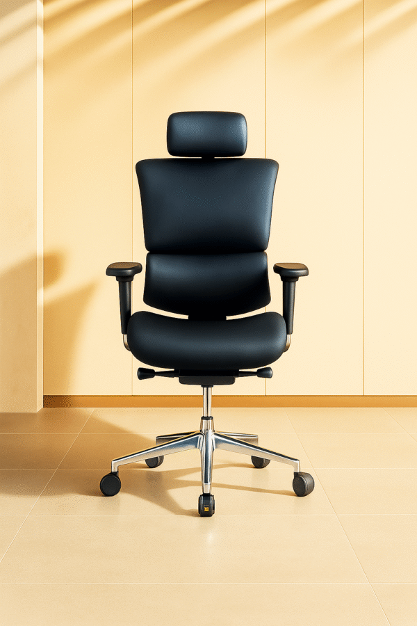 Premium Ergonomic High Back Executive Chair – Black - Image 2