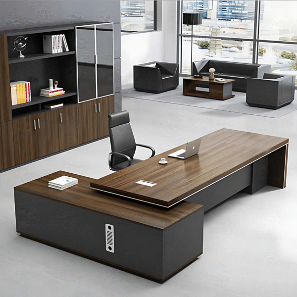2M Modern Executive Office Desk - Image 3