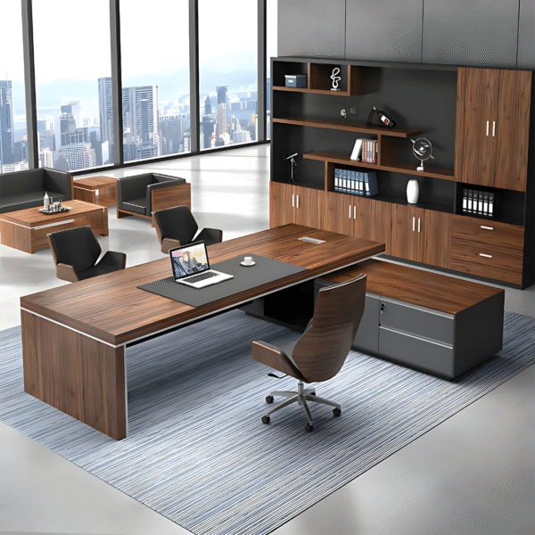 2M Modern Executive Office Desk - Image 2