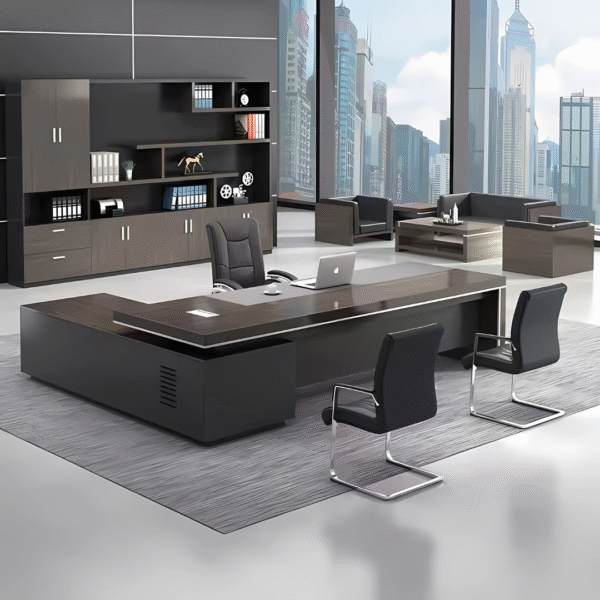 2M Modern Executive Office Desk - Image 4