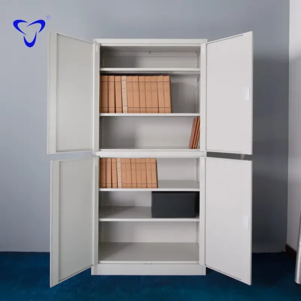 4-Door steel office storage cabinet - Image 7