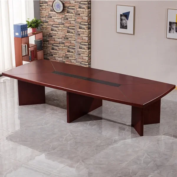 Executive Boardroom Table – Mahogany Finish (14–16 Seater) - Image 3