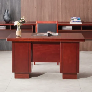 Classic Wooden Executive Office Desk – 1.2m Mahogany Finish