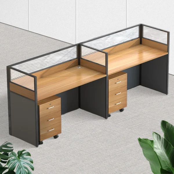 2 way straight office working station - Image 2