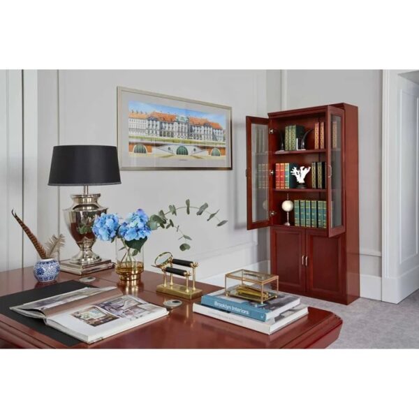2 Door wooden office cabinet - Image 2