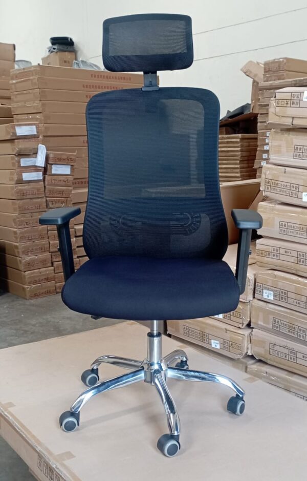 Ergonomic High Back Mesh Office Chair with Adjustable Headrest - Image 5