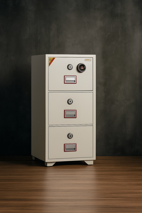 3 Drawer Fireproof Filling Cabinet - Image 2