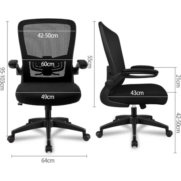 Ergonomic High Back Mesh Office Chair – Adjustable Comfort - Image 3