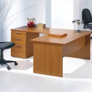 1.4m curved office desk