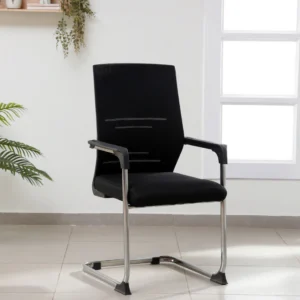 Cantilever mesh-back visitor's seat